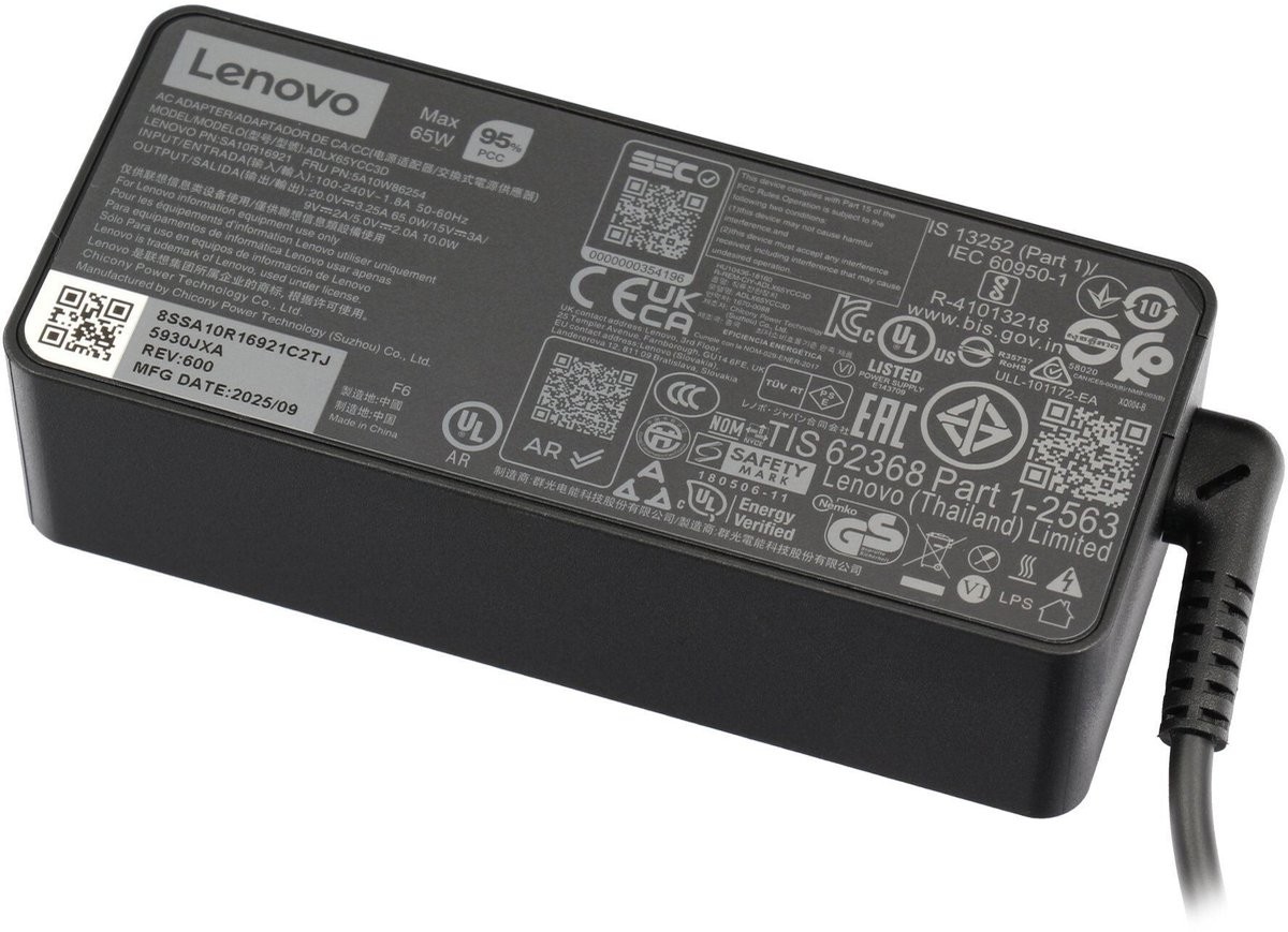 Lenovo USB-C oplader 65W origineel (5A10W86263)